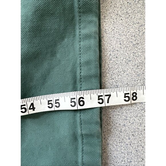 Pacsun Denim Bib Overalls Junior 25 Green Bell Bottom Flare Boho Coachella Rare - Picture 13 of 13